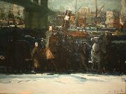 George Wesley Bellows Snow Dumpers oil painting on canvas